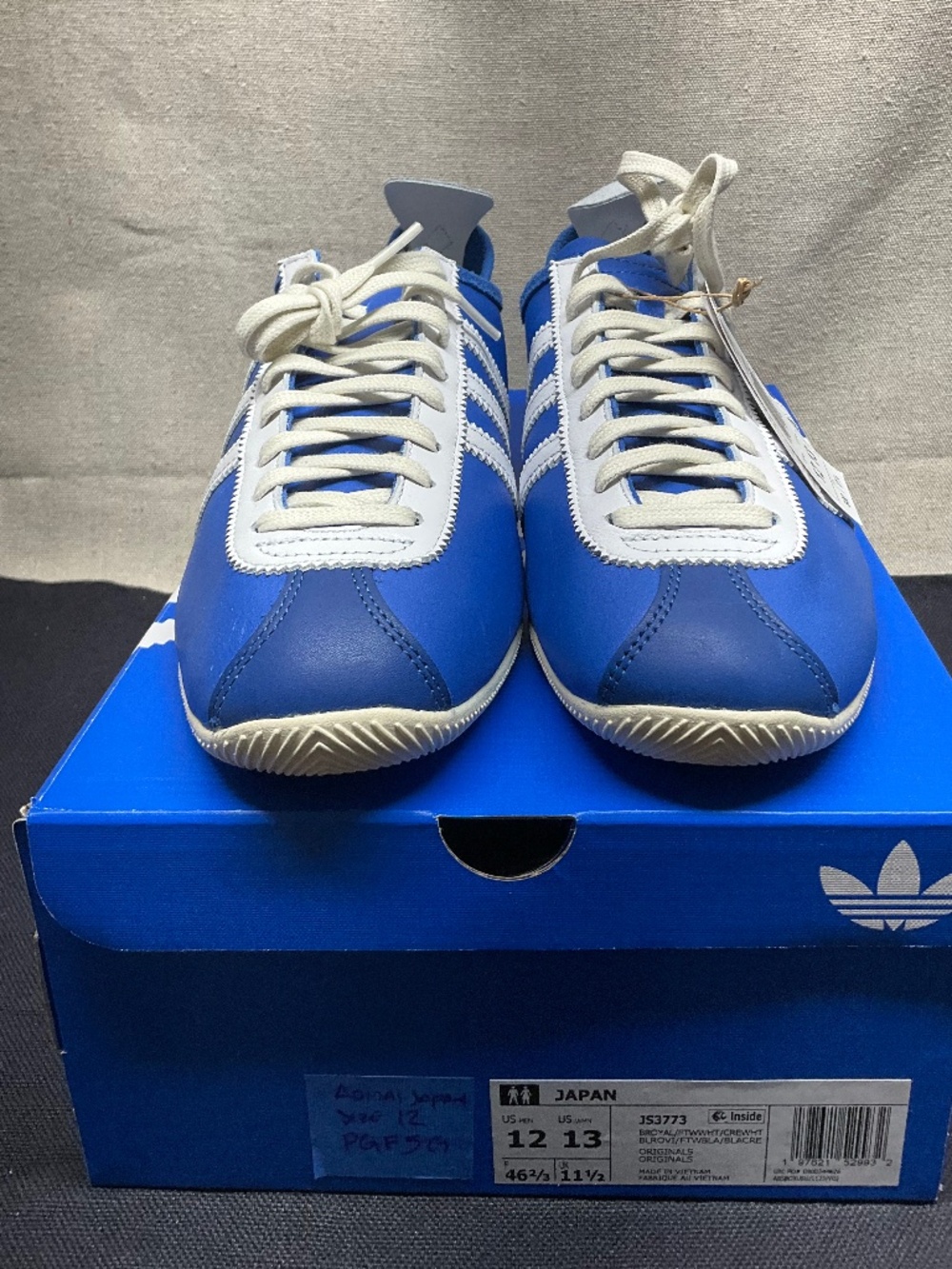 Adidas Japan JS3773 Bright Royal Mens Size US 12 NIB